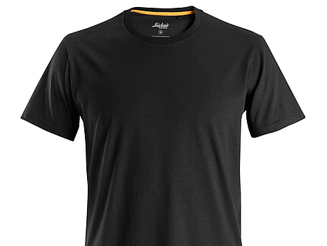 2 st. T-SHIRT SNICKERS ALLROUNDWORK 2526 SVART STL. 3XL