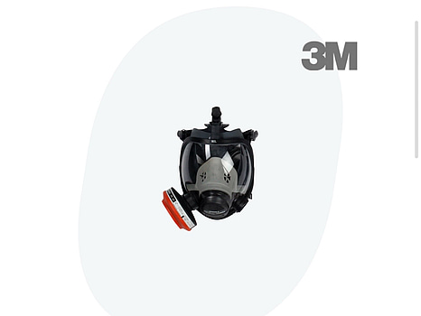 HELMASK 3M, RAS-931-L, FÖR RAS-ASB