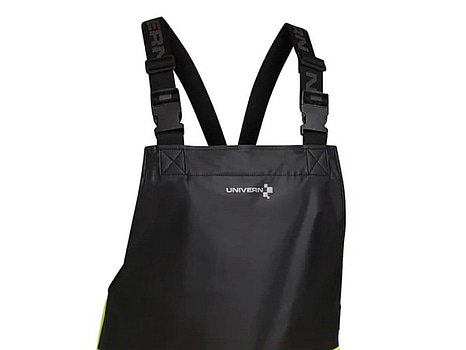 Regnbyxa med hängslen Univern, Stord HiVis inkl. Regnjacka Univern, Stord HiVis