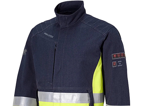 Björnkläder Arbetsjacka, 787-1 PARVOTEX KL.1 MARIN/GUL