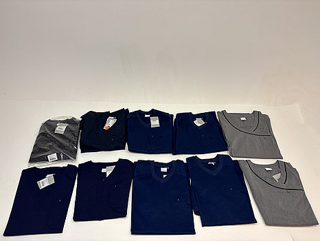 Parti med arbetströjor dam.