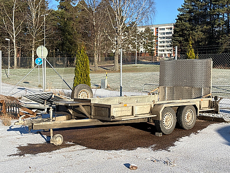 Maskintrailer Tiki TP385-DLB | 3500 kg | 2014