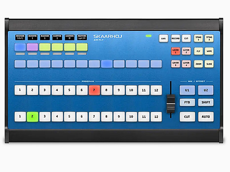 Kontrollpanel Skaarhoj, air fly v1 vmix