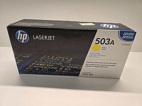 Toner | HP 503A Gul | Color LaserJet 3800 | 6000 sidor