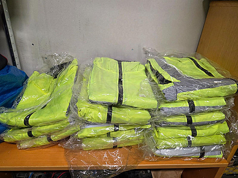 Div. arbetskläder och skyddsutrustning