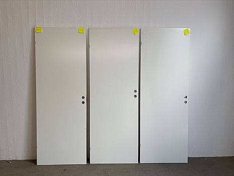 3 st. INNERDÖRR SOLID ELEMENTS GAMMAL STANDARD SLÄT VIT 8X21