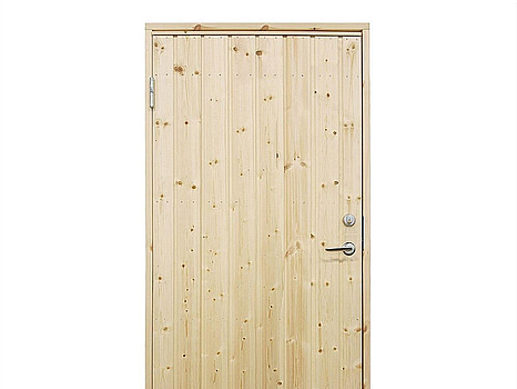 KALLFÖRRÅDSDÖRR VIBOSTUGAN 8X19 VÄNSTER RAK PANEL 10