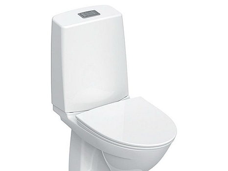 TOALETT IFÖ VINTA UNIVERSAL RIMFREE INKL HÅRDSITS