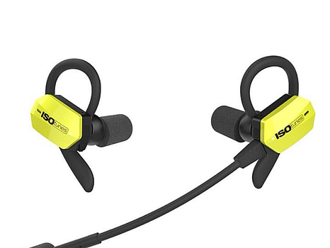 Hörlurar Isotunes, ultracomm aware, gul