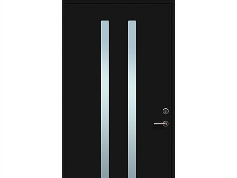 YTTERDÖRR SOLID ELEMENTS FUNKIS 10X21 VÄNSTER M4 SVART