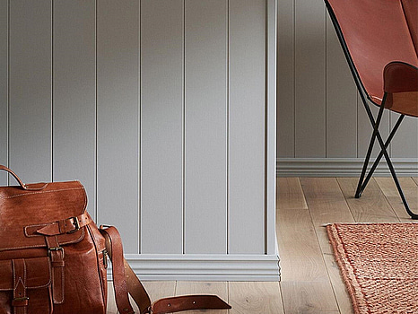 5 st. PANEL MOELVEN REGINA LINJE GRÅ 6X620X2435MM