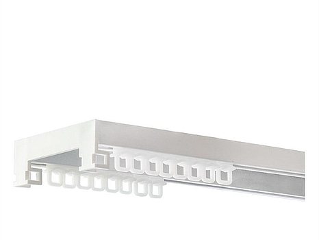 3 st. GARDINSKENA DB DUBBEL, OLIKA LÄNGD