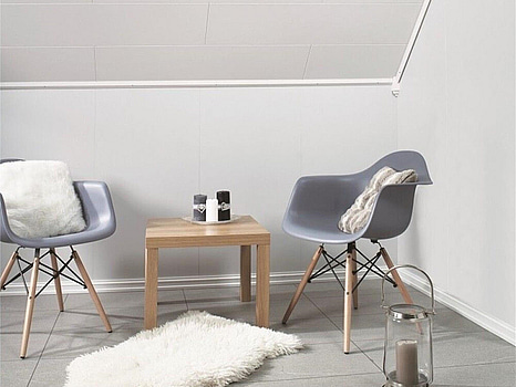 ca 23 kvm TAKPANEL HUNTONIT BRILLIANT VIT 11X620X1220MM