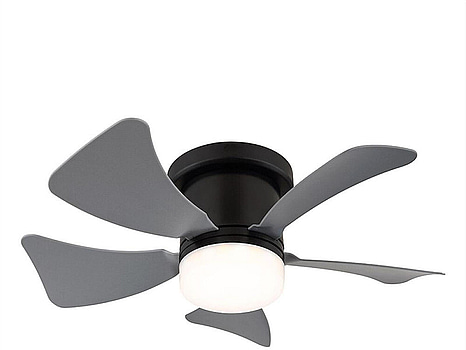 TAKFLÄKT GLOBO HINES LED SVART