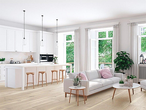 ca 16,32 kvm PARKETTGOLV KÄHRS EK VÄRMDÖ 1-STAV 2,72M²/PKT