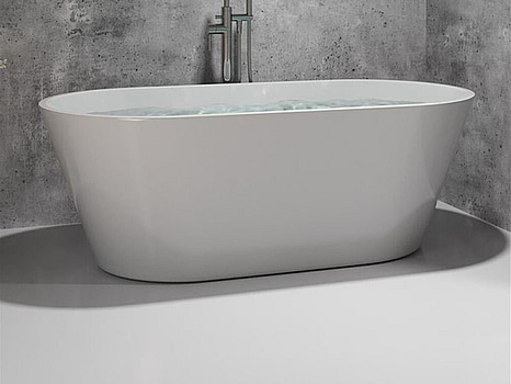 BADKAR RIVA FLORIDA FRISTÅENDE VIT 150 CM