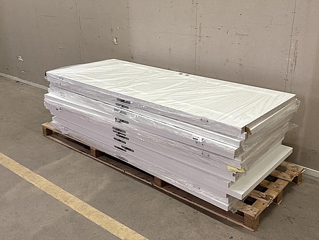 Parti med innerdörrar Solid Elements Sverige M9x21, vit