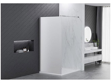 DUSCHVÄGG NORTIQ BERGEN FROSTAT GLAS 100CM