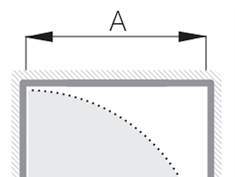 1 pall | 14 st - Rak Duschdörr - Nischdörr Alterna Lusso 80 cm