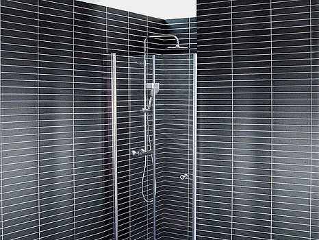 DUSCHDÖRR ARROW VIKBAR TWICE VÄNSTERHÄNGD 100CM KLARGLAS, SINGLE