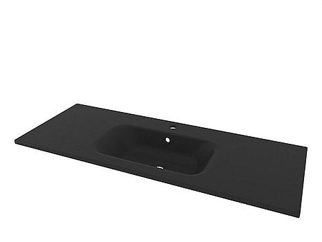 TVÄTTSTÄLL SVEDBERGS SEL SVART MATT 120X45CM