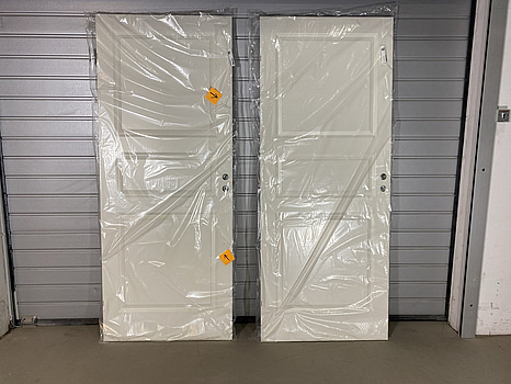 2 st. Innerdörr Solid Elements, Finland Basic, vit, 9x21