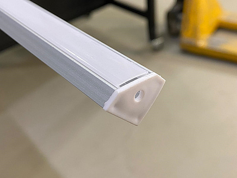 30 st. Profil till LED-belysning, Direct Signs, 45° 2m