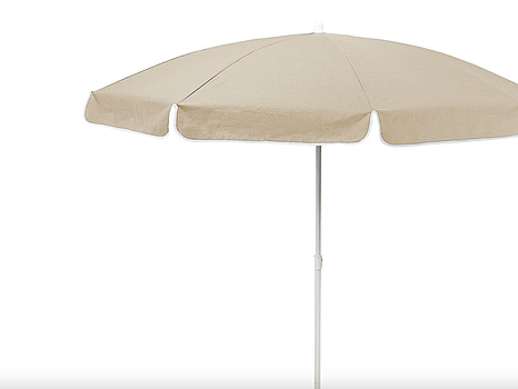 3 st. Parasoll Hillerstorp i stål och beige polyester 180 cm