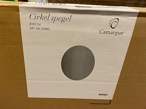 SPEGEL CAMARGUE CIRKEL DIAMETER 80CM