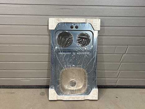 Diskho rostfritt med två värmeplattor