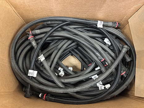 Parti med pumpslangar