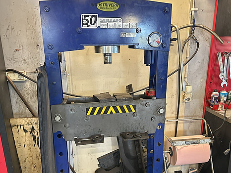 Hydraulpress, IDG-Tools AB, KPD-50N, 50 ton
