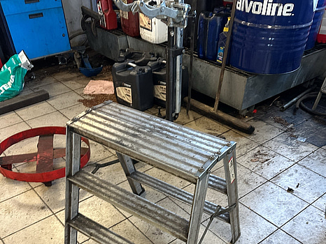 Stege, Wibe, 3000-3-steg, aluminium, 0,67 m