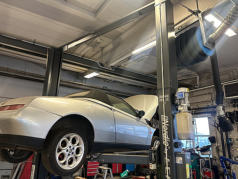 2 pelar lyft, Nordiclift 5000kg.