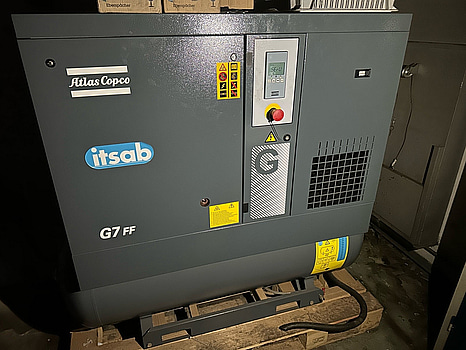 Atlas Copco skruvkompressor G7 FF - 2019