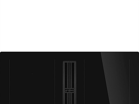 Induktionshäll Smeg med integrerad köksfläkt 83 cm Svart Universiell HOBD682D2