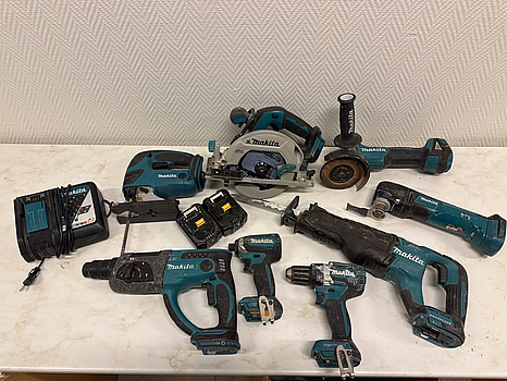 Maskinpaket Makita 8 st