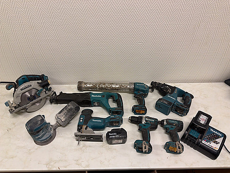 Maskinpaket Makita 8 st