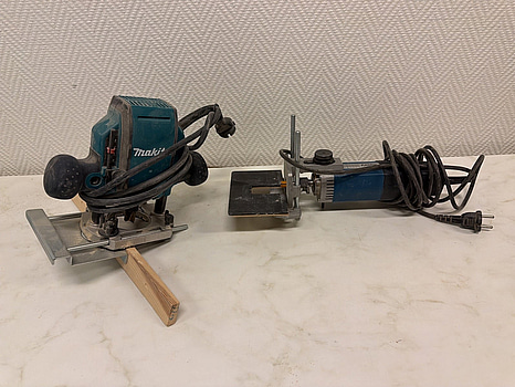 2 st fräsar, Makita & Virutex