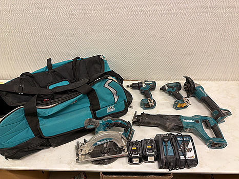 Maskinpaket Makita 5 st & väska