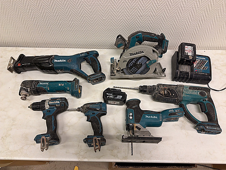 Maskinpaket Makita 7 st