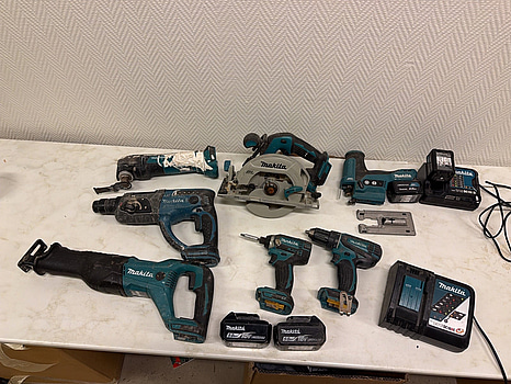 Maskinpaket Makita 7 st