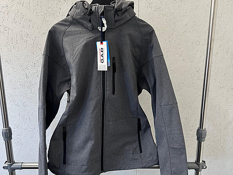 Jacka, stl. L, D.A.D. Sportswear, mörkgrå.