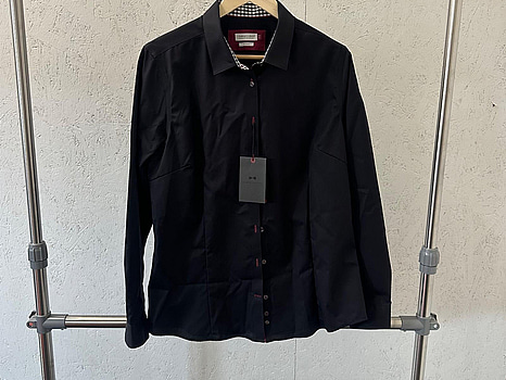 Damskjorta, stl. XXL/44, J. Harvest & Frost, svart/röd.