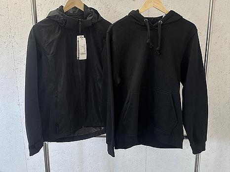 Dam skaljacka, stl. M/38, Clique, svart. & (NY) Hoody, stl. M, Clique, svart.