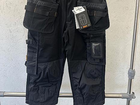 Herr-arbetsshorts, stl. C46/S, Jobman, svart.