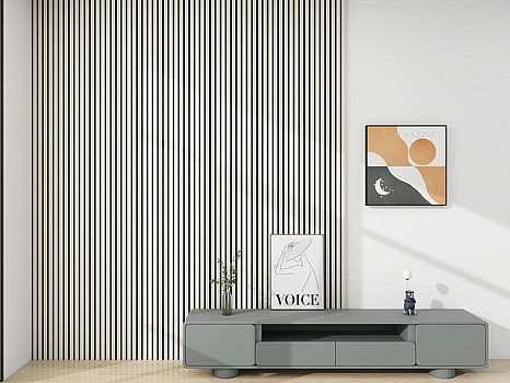 Akustikpaneler, vit ek, 70 stycken, 100 m²