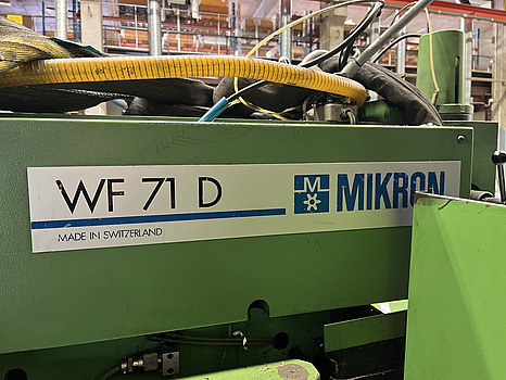 1 st. Mikron WF 71D – CNC-fräsmaskin med TNC 355