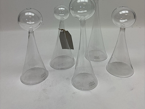 5 st. Glasskulpturer John Selbing, handblåst, olika storlekar