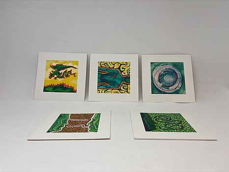 5 st. Tavlor av Marcelo Pelissier och Daniela boo